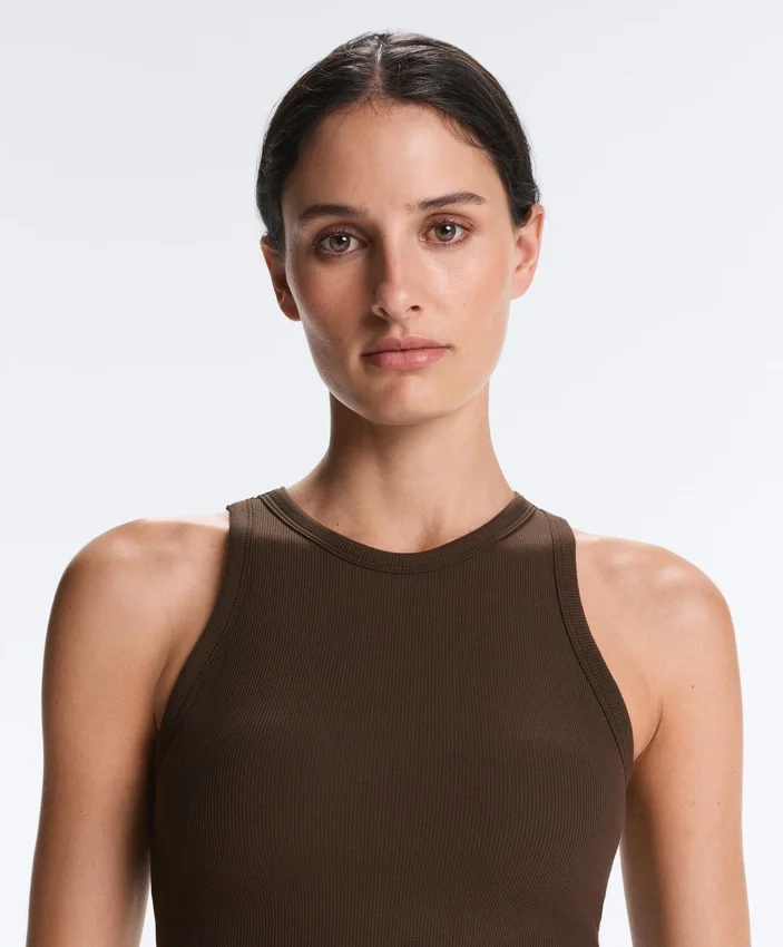 Rib Modal Blend Long Tank Top Rib Modal Blend Long Tank Top