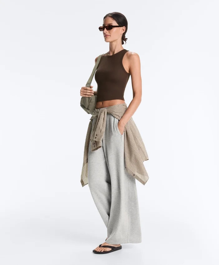 Rib Modal Blend Long Tank Top Rib Modal Blend Long Tank Top