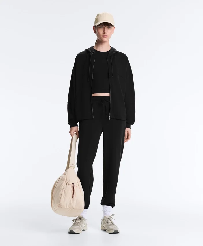 Soft-Touch Modal Rib Fitted Joggers Soft-Touch Modal Rib Fitted Joggers