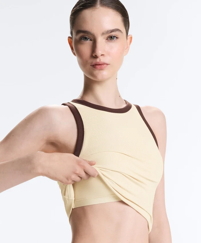 Rib Modal Blend Long Tank Top Rib Modal Blend Long Tank Top