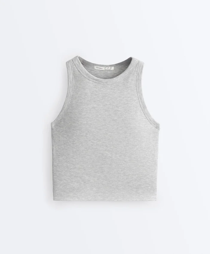 Rib Modal Blend Long Tank Top Rib Modal Blend Long Tank Top