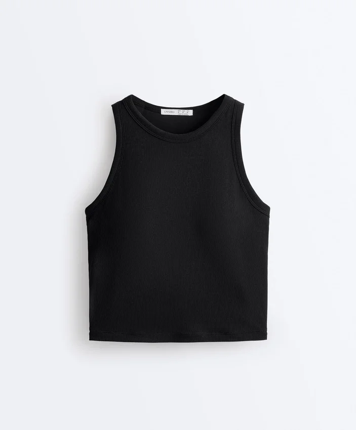 Rib Modal Blend Long Tank Top Rib Modal Blend Long Tank Top