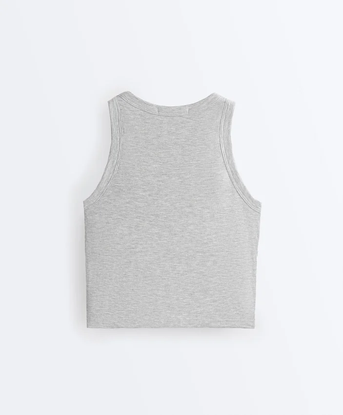 Rib Modal Blend Long Tank Top Rib Modal Blend Long Tank Top