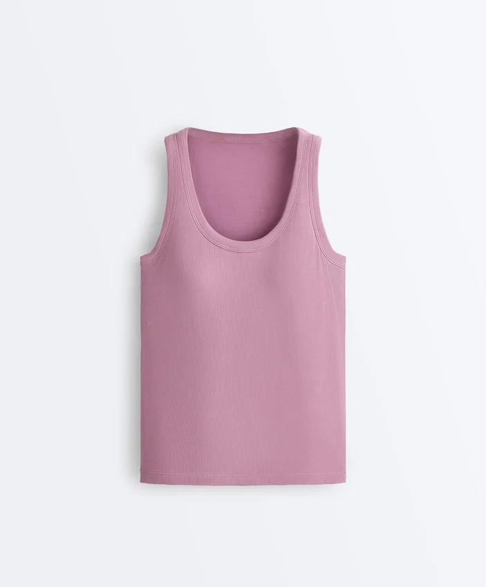 Rib Modal Blend Tank Top Rib Modal Blend Tank Top