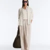 Rib T-Shirt with Wide Straps, Cotton and Modal Rib T-Shirt with Wide Straps, Cotton and Modal