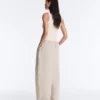 Rib T-Shirt with Wide Straps, Cotton and Modal Rib T-Shirt with Wide Straps, Cotton and Modal