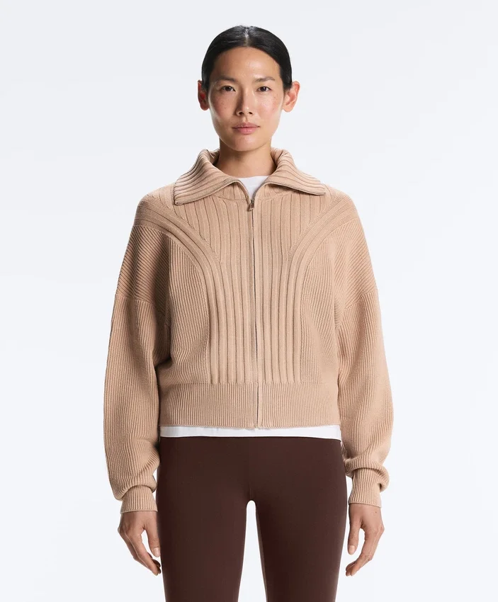 Ribbed Knit Jacket Ribbed Knit Jacket
