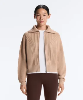 Ribbed Knit Jacket