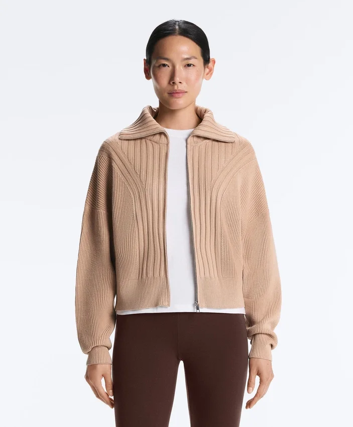 Ribbed Knit Jacket Ribbed Knit Jacket