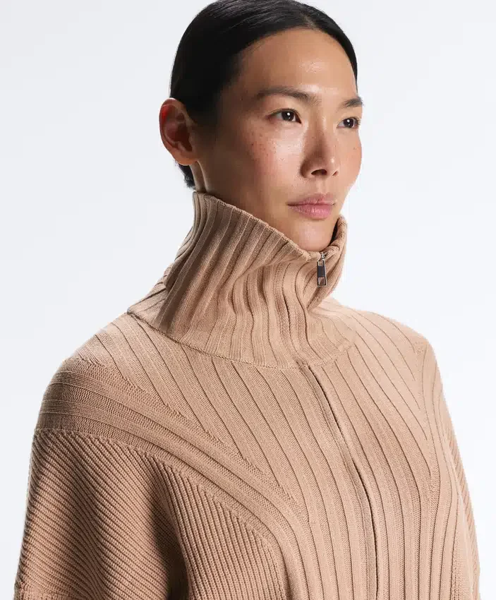 Ribbed Knit Jacket Ribbed Knit Jacket