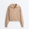 Ribbed Knit Jacket Ribbed Knit Jacket