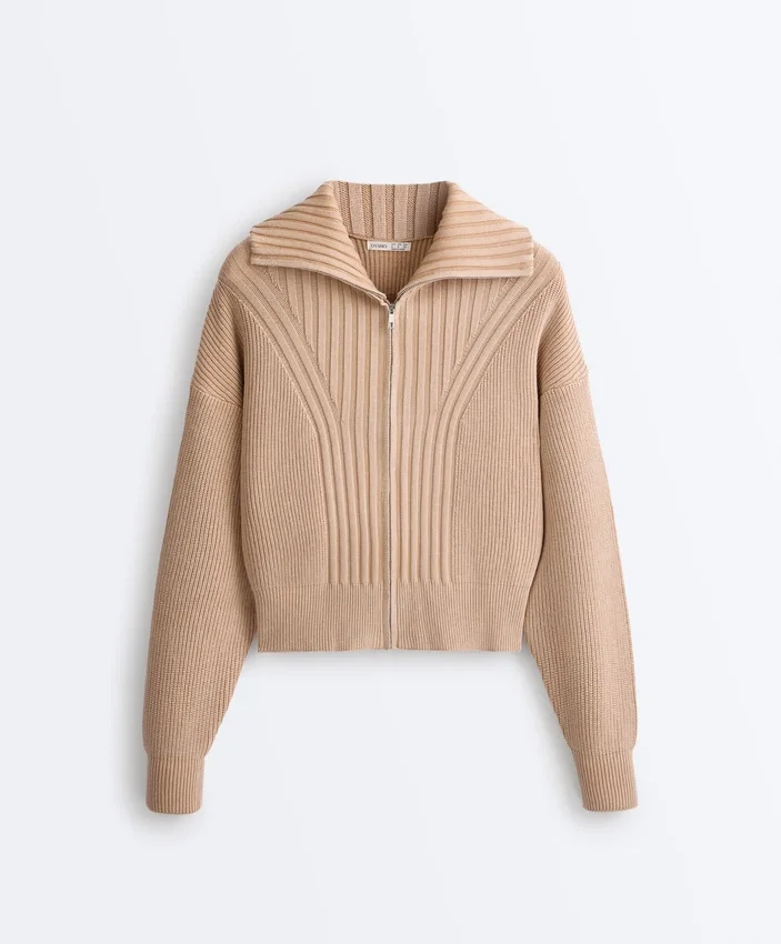 Ribbed Knit Jacket Ribbed Knit Jacket