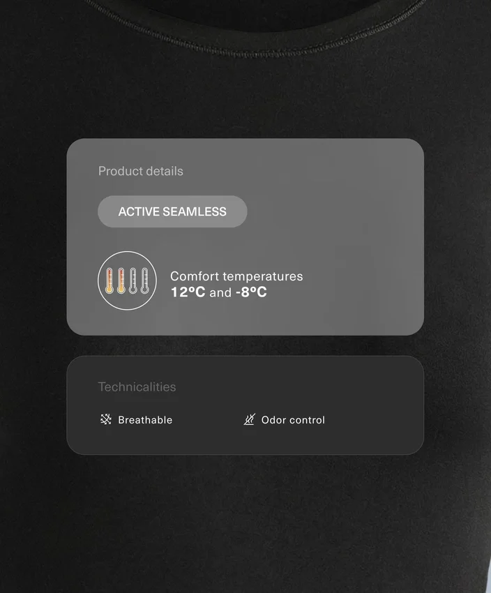 Seamless Thermal Base Layer T-Shirt Seamless Thermal Base Layer T-Shirt