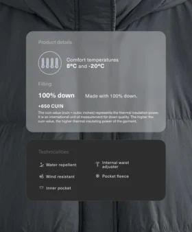 Short 100% Down Puffer Jacket