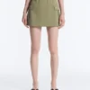 Short Piqué Skirt with Cotton Pockets Short Piqué Skirt with Cotton Pockets