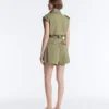 Short Piqué Skirt with Cotton Pockets Short Piqué Skirt with Cotton Pockets