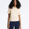 Short Sleeve Openwork Knit Polo Shirt Short Sleeve Openwork Knit Polo Shirt