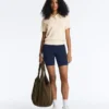 Short Sleeve Openwork Knit Polo Shirt Short Sleeve Openwork Knit Polo Shirt
