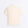 Short Sleeve Openwork Knit Polo Shirt Short Sleeve Openwork Knit Polo Shirt