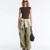 Short-Sleeved Rib Top with Cotton and Modal Short-Sleeved Rib Top with Cotton and Modal