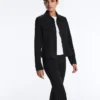 Short-Sleeved Rib Top with Cotton and Modal Short-Sleeved Rib Top with Cotton and Modal