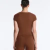 Short-Sleeved Zip T-Shirt Short-Sleeved Zip T-Shirt