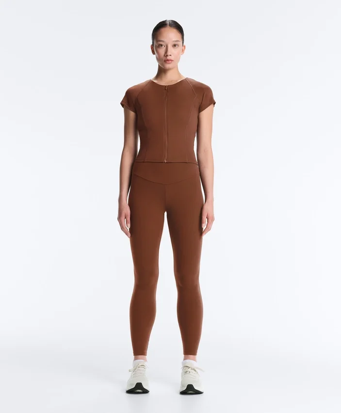 Short-Sleeved Zip T-Shirt Short-Sleeved Zip T-Shirt