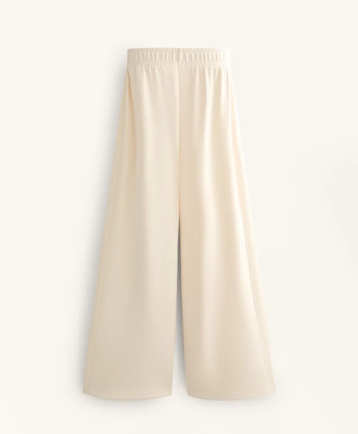 Side Rib Straight-Leg Trousers with Soft-Touch Modal Side Rib Straight-Leg Trousers with Soft-Touch Modal