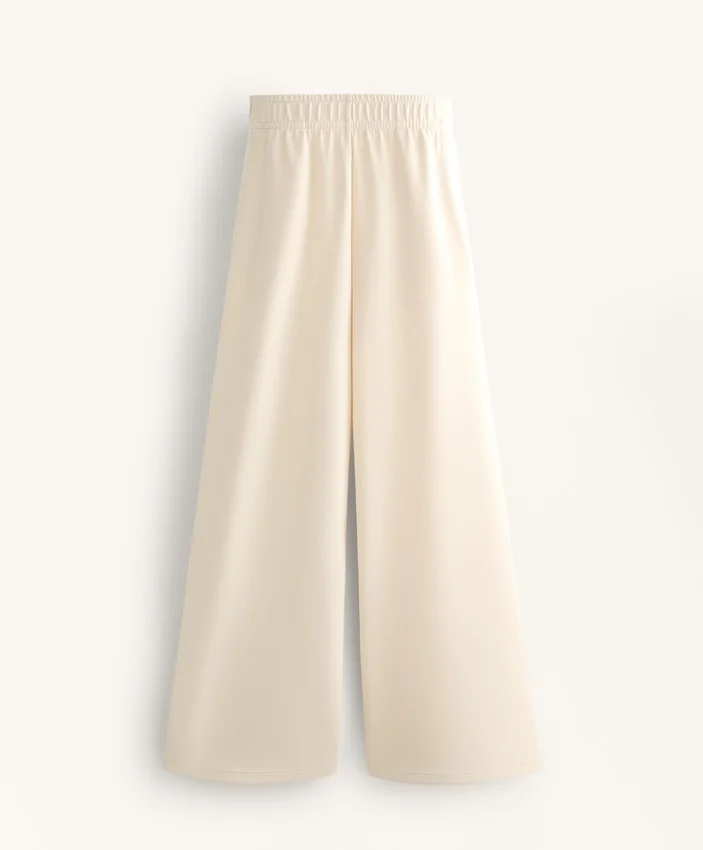 Side Rib Straight-Leg Trousers with Soft-Touch Modal Side Rib Straight-Leg Trousers with Soft-Touch Modal