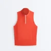 Sleeveless Half-Zip T-Shirt Sleeveless Half-Zip T-Shirt