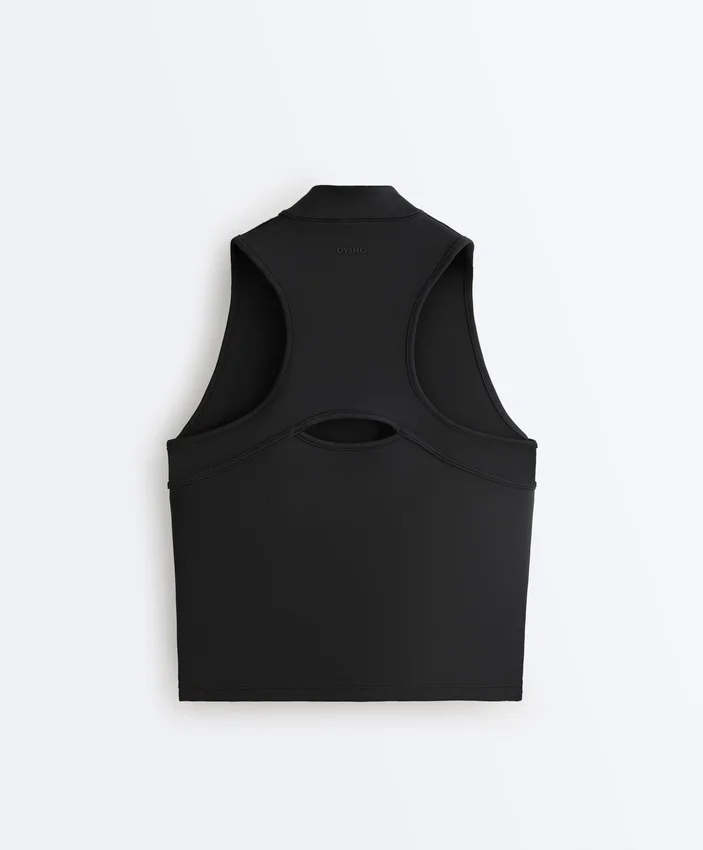 Sleeveless Half-Zip T-Shirt Sleeveless Half-Zip T-Shirt