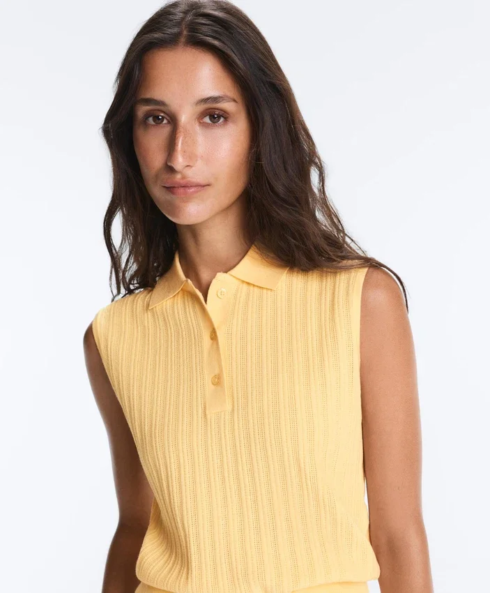 Sleeveless Open Knit Jumper Sleeveless Open Knit Jumper