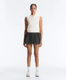 Sleeveless Open Knit Jumper