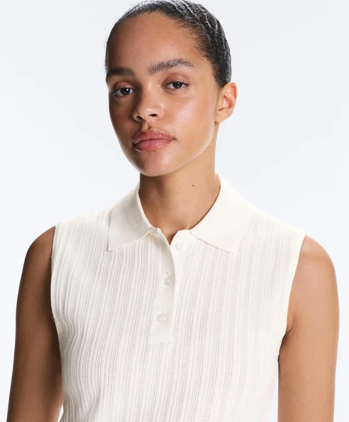 Sleeveless Open Knit Jumper Sleeveless Open Knit Jumper
