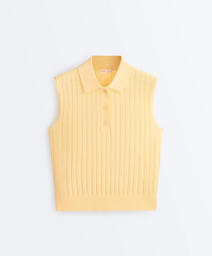 Sleeveless Open Knit Jumper Sleeveless Open Knit Jumper