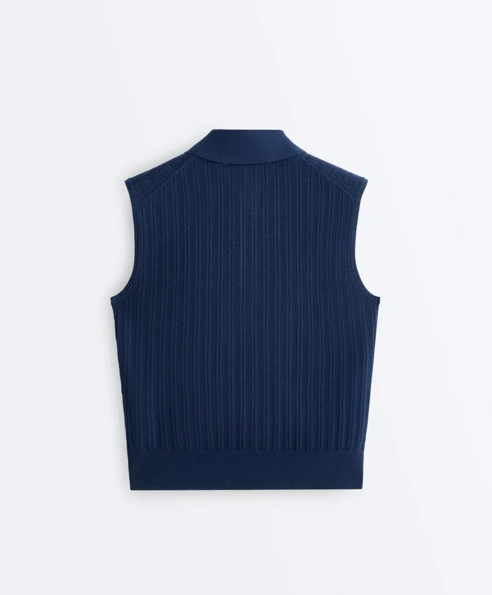 Sleeveless Open Knit Jumper Sleeveless Open Knit Jumper