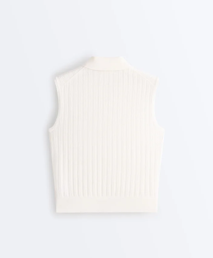 Sleeveless Open Knit Jumper Sleeveless Open Knit Jumper