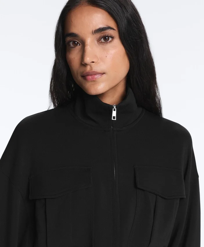 Soft-Touch Belted Jacket with Modal Soft-Touch Belted Jacket with Modal