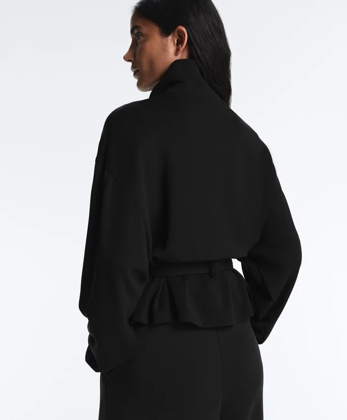 Soft-Touch Belted Jacket with Modal Soft-Touch Belted Jacket with Modal