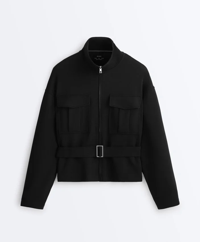 Soft-Touch Belted Jacket with Modal Soft-Touch Belted Jacket with Modal