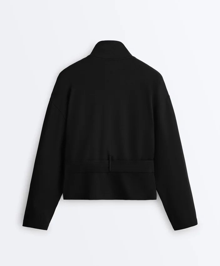 Soft-Touch Belted Jacket with Modal Soft-Touch Belted Jacket with Modal