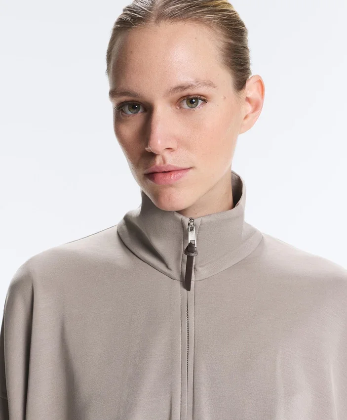 Soft-Touch Corset Belt Jacket with Modal Soft-Touch Corset Belt Jacket with Modal