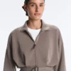 Soft-Touch Corset Belt Jacket with Modal
