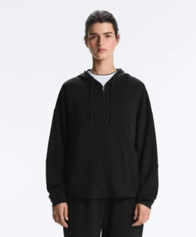Soft-Touch Hooded Jacket with Modal Soft-Touch Hooded Jacket with Modal