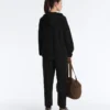 Soft-Touch Hooded Jacket with Modal