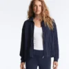 Soft-Touch Modal Jacket with Adjustable Waist and High Collar Soft-Touch Modal Jacket with Adjustable Waist and High Collar