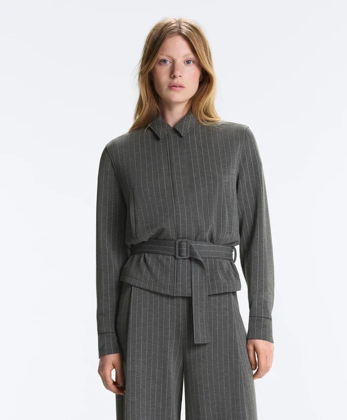 Soft-Touch Modal Jacket with Belt Soft-Touch Modal Jacket with Belt