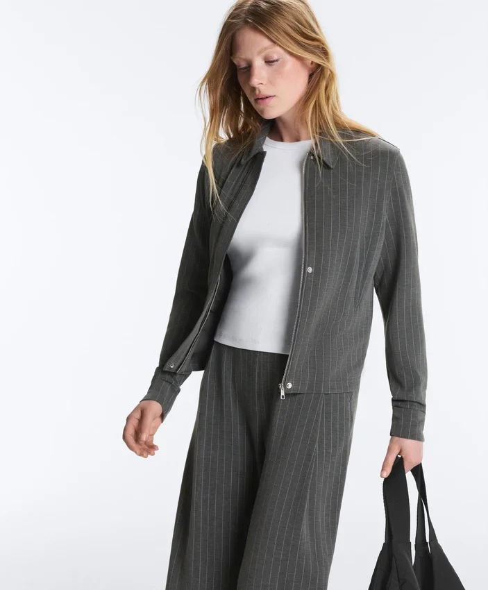 Soft-Touch Modal Jacket with Belt Soft-Touch Modal Jacket with Belt