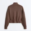 Soft-Touch Modal Jacket with Rib Trim Soft-Touch Modal Jacket with Rib Trim