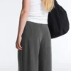 Soft-Touch Modal Pinstripe Wide-Leg Trousers Soft-Touch Modal Pinstripe Wide-Leg Trousers
